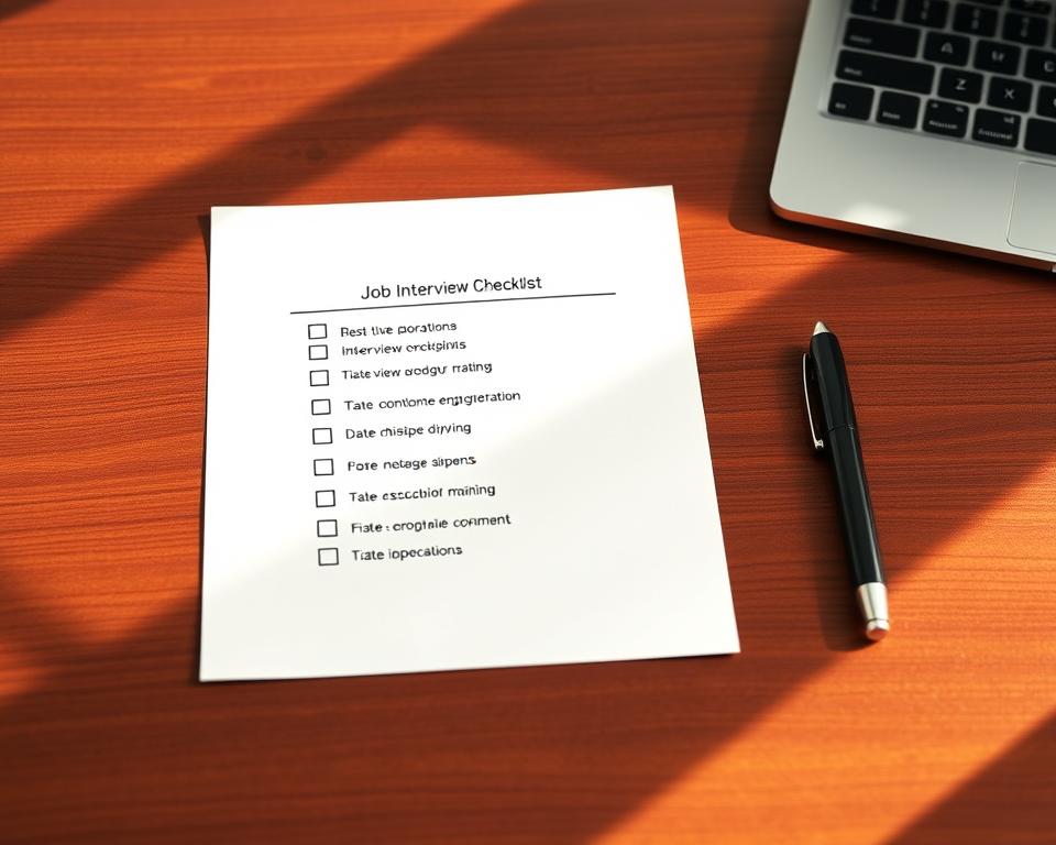interview checklist
