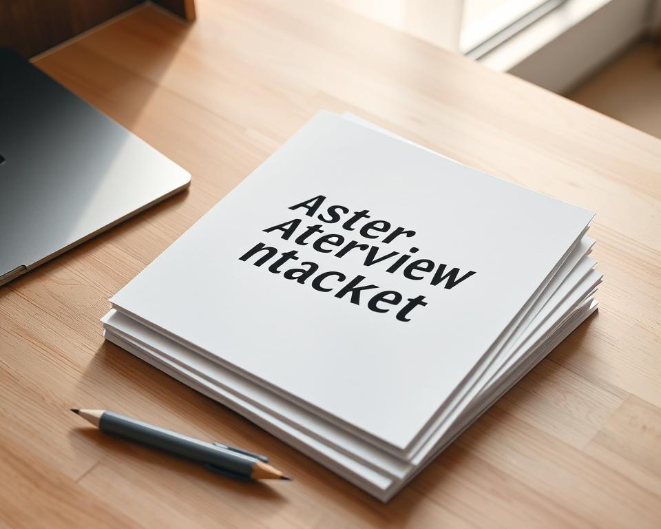 master interview packet