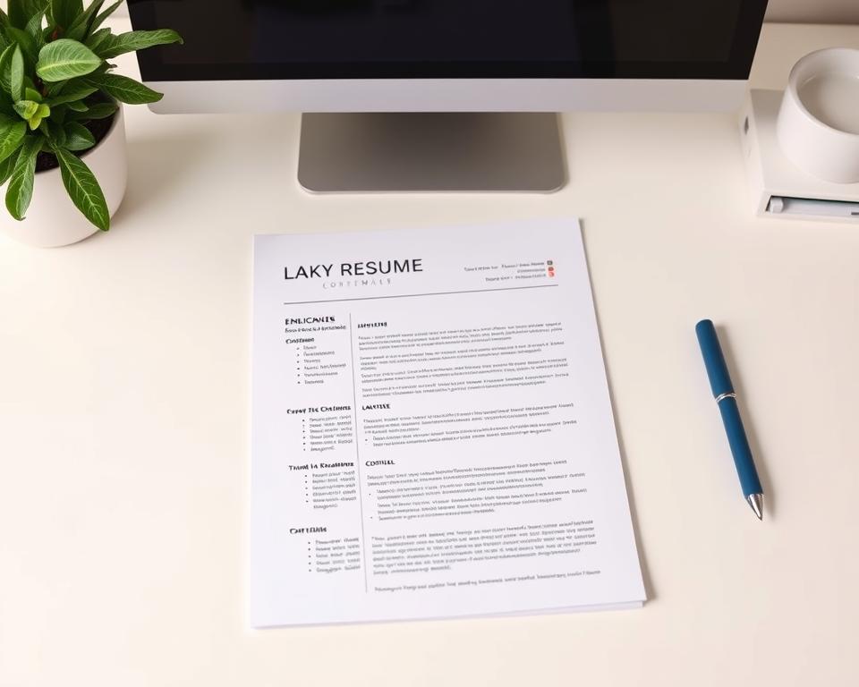 resume format